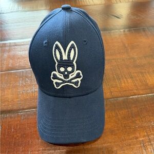 NWOT Psycho Bunny Dark Blue Cap with Logo